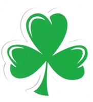 Irish Shamrock Sticker (2)