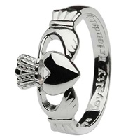 Sterling Silver Gents Claddagh Ring (3)