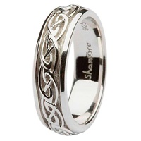 Sterling Silver Ladies Celtic Knot Wedding Band (3