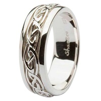 Sterling Silver Gents Celtic Knot Wedding Band (2)