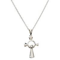 Sterling Silver Claddagh Cross (2)