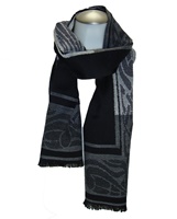 Jimmy Hourihan Celtic Molina Scarf - Black, Charco