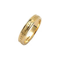 Ladies Narrow Corrib Claddagh Wedding Band (2)