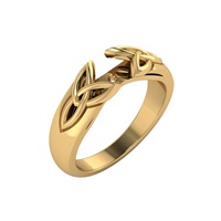14K Yellow Gold Trinity Knot - SETTING ONLY (4)