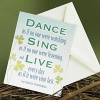 Dance, Sing, and Live Card (2)