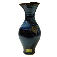 Colm De Ris Irish Blue Pottery Vase, Large (2)