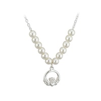First Communion Claddagh Necklace (3)