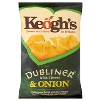Keoghs Dubliner Irish Cheese And Onion Crisps 125 