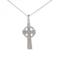 James Trading Celtic Double Sided Cross Pendant (2