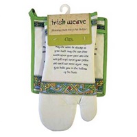 Royal Tara Irish Weave Irish Blessing Oven Mitt an