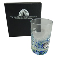 Irish Handmade Wild Atlantic Shot or Pill Water Gl