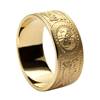10K Yellow Gold Gents Warrior Shield Ring (2)