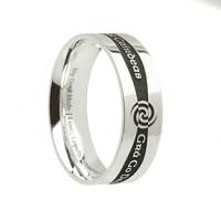 Boru Siorai Etched Promise Ring