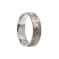 Boru Gents Celtic Warrior Shield Wedding Ring