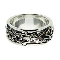 Keith Jack Sterling Silver Black CZ Dragon Ring (3)