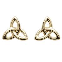 Shanore 10K Gold Stud Trinity Earrings (2)