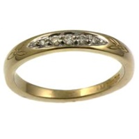14ct Trinity Diamond Wedding Ring