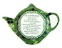 Irish Blessing Shamrock Garden Teabag Holder