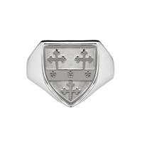 Mens Heavy Shield Coat of Arms Ring