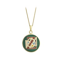 Solvar Gold Plate Celtic Z Initial Pendant