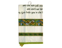 Single Tea Towel Irish Blessing-Irish Weave (3)