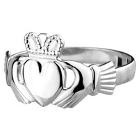 Sterling Silver Gents Standard Claddagh Ring
