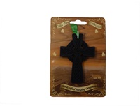 Irish Turf Hanging Ornament, Celtic Cross