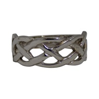 Facet Sterling Silver Celtic Ring (2)