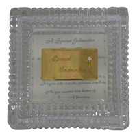 Special Godmother Glass Token Box