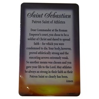 Saint Sebastian Prayer Card