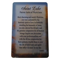 Saint Luke Prayer Card