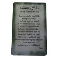 Saint John Prayer Card