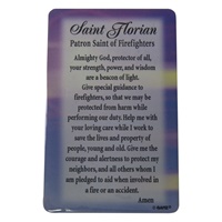 Saint Florian Prayer Card