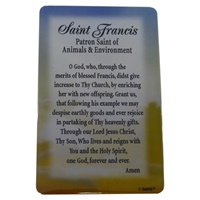 Saint Francis Prayer Card