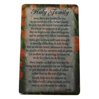 Holy Family Prayer Card