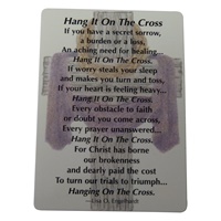 Hang It On The Cross Wallet Card