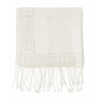 Pashmina Scarf, White (2)