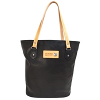 Classic Leather Tote Bag, Black