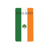 Irish Tricolour Luggage Tag