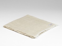 Herringbone Irish Linen Scarf, Oatmeal