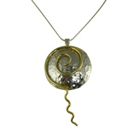 Shanley Spiral Two Tone Pendant