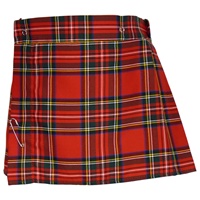 Girls Royal Stewart Tartan Skirt, Size 4
