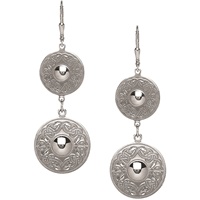 Double with Domed Centre Celtic Warrior Earrings