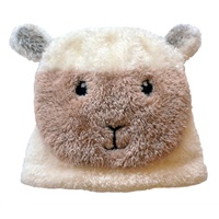 Cream Baby Sheep Hat