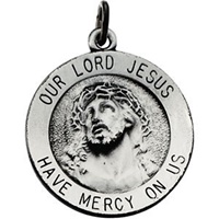 Our Lord Jesus Medal, Medium Round