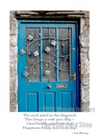 Blue Clover Door Birthday Card (2)