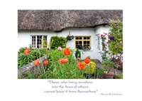 Irish Cottage Thank You Card