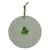 Round Ceramic Irish Blessing Ornament