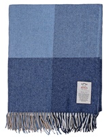 Capri Cashmere Blend Throw, Denim (2)