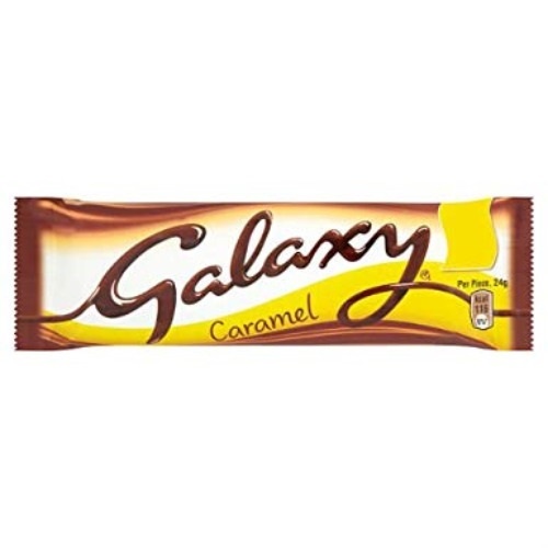 Galaxy Smooth Caramel & Milk Chocolate Snack Bar 48g Box of 12 - My Africa  Caribbean